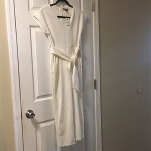 NWT Express Jumpsuit Size XXSP Winter White/Cream